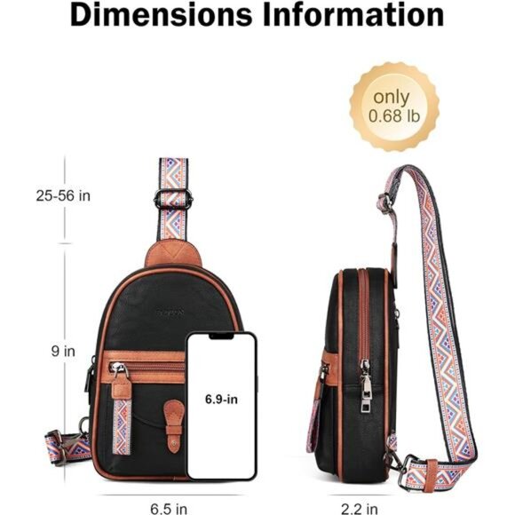 Small Sling Bag for Women - Mini Crossbody Bag - Designer Sling Purse - Picture 5 of 6